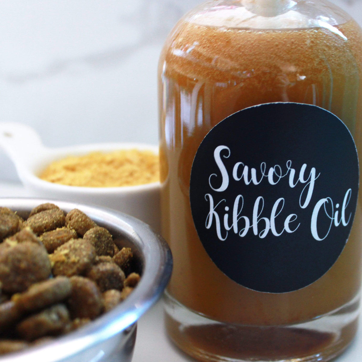 Savory Vegan Kibble Oil [RECIPE] vdog