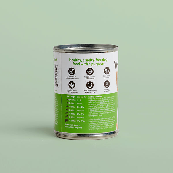 V-dog Happy Harvest | Plant-Powered Soft Food for Dogs & Puppies